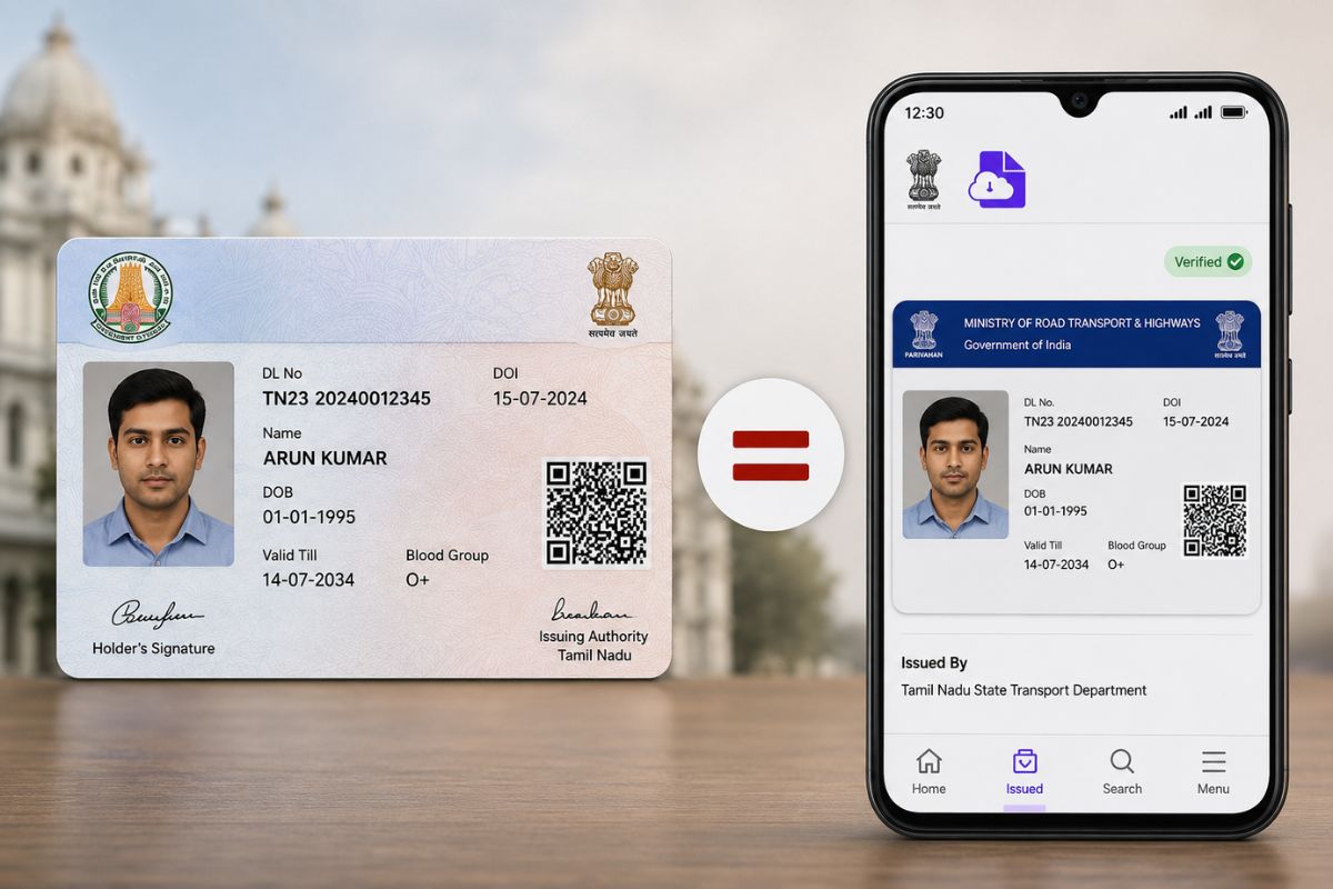 Tamil Nadu’s Digital Driving Licence Duplicates Existing DigiLocker Features