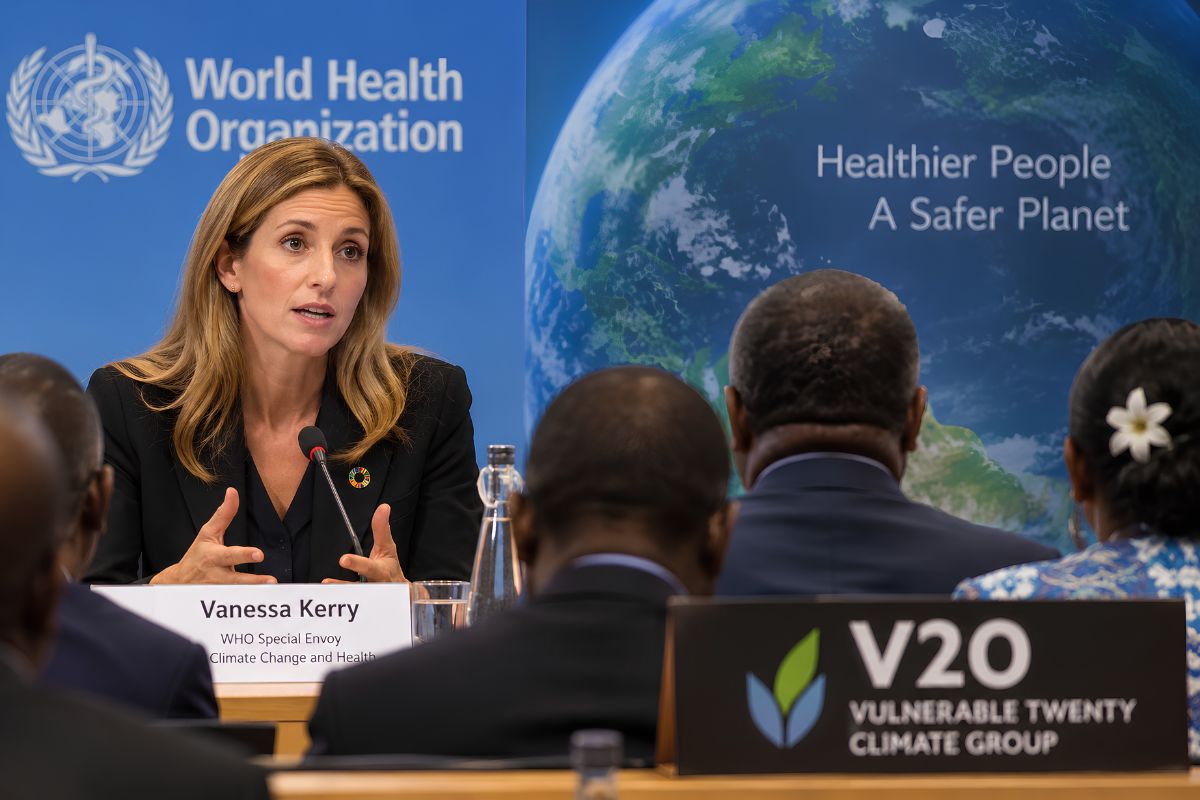 How the V20 Views the Vanessa Kerry WHO Climate Envoy Role